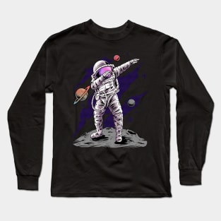 Astronaut Dabbing Long Sleeve T-Shirt